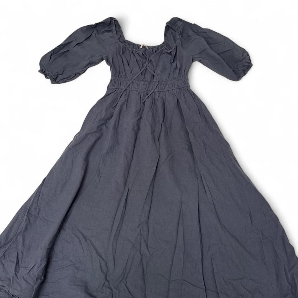 Neuflora Maxi Dress in Stone Blue